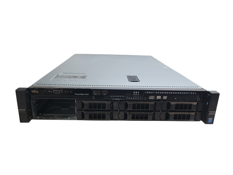 Dell PowerEdge R530 - 2x Xeon E5-2630 v3 64GB DDR4 PERC H730 Mini2x 750W PS %