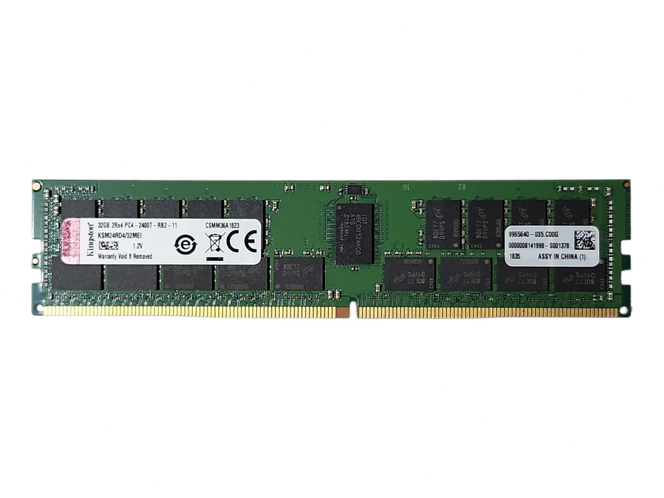 Kingston 32GB 2Rx4 PC4-2400T-RB2, DDR4, Server Memory, KVR24R17D4/32 Q