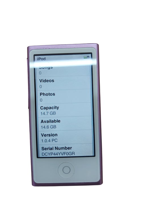 Apple iPod Nano 7th Generation A1446 16GB MD479C