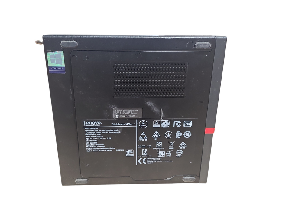 Lenovo ThinkCentre M75q-1 Ryzen 3 PRO 3200GE @ 3.30GHz, 8GB RAM *NO SSD*	 Q