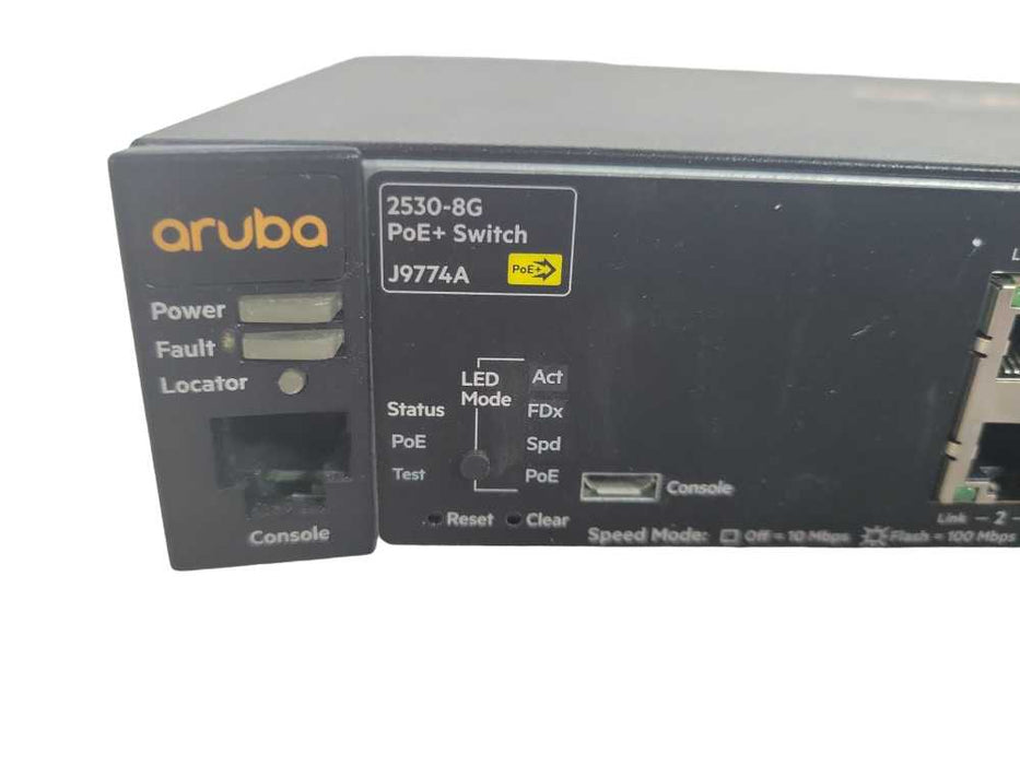 HP Aruba J9774A 2530-8G PoE+ | 8-Port Gigabit PoE Compact Switch !