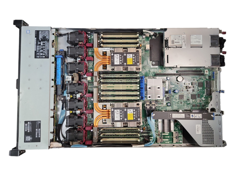 HP DL360 Gen10 1U 8x2.5", 2x Xeon Gold 6134  3.20GHz, 64GB DDR4, P408i-a
