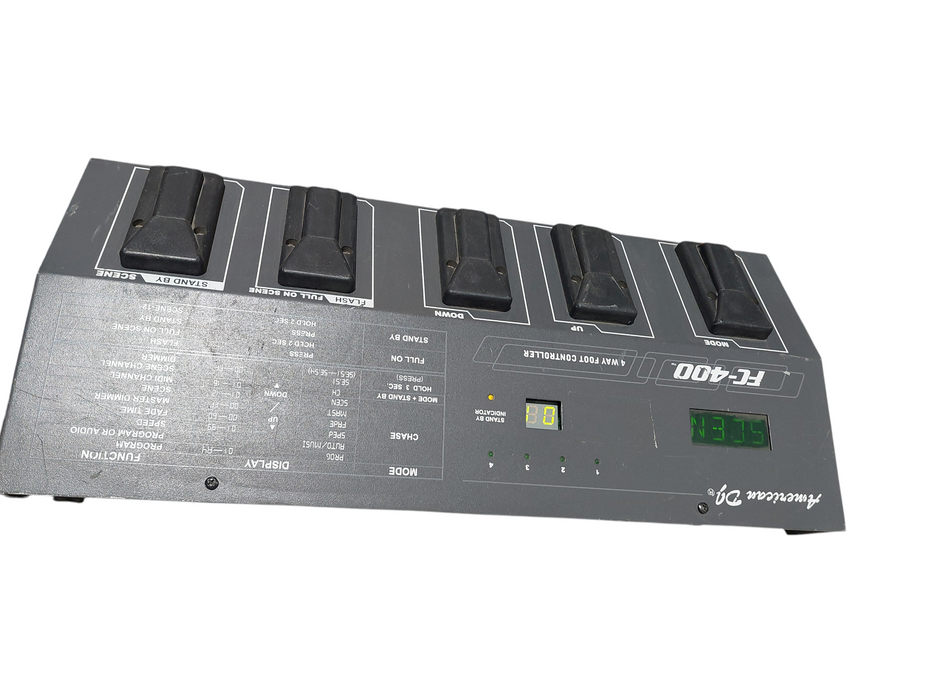 American DJ FC-400 4 Way Foot Controller for Lighting  =