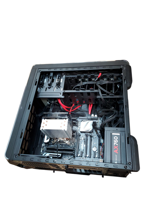 ASUS X99A-  Black Tower PC Intel i7-6800K 3.4Ghz 65GB no-hdd/ssd