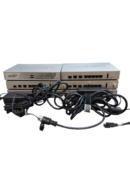 LOT of 7x SONICWALL NETWORK SECURITY APPLIANCE - Read Description