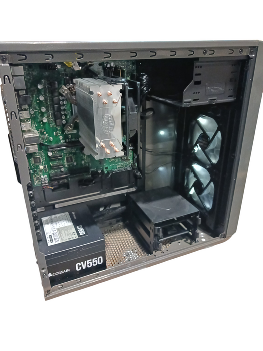 Custom Fractal PC Intel i5-10600K @4.10Ghz Asus Pro B460M-C 16GB DDR4 READ