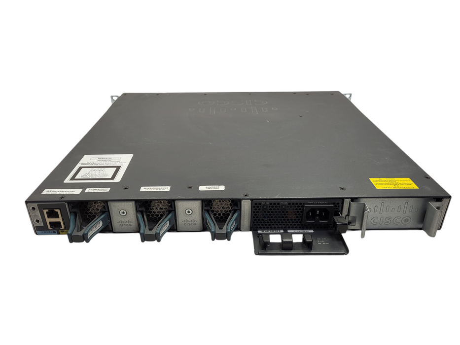 Cisco WS-C3650-48PS-S 48-Port Gigabit PoE Switch w/ 1x 640WAC  Q$