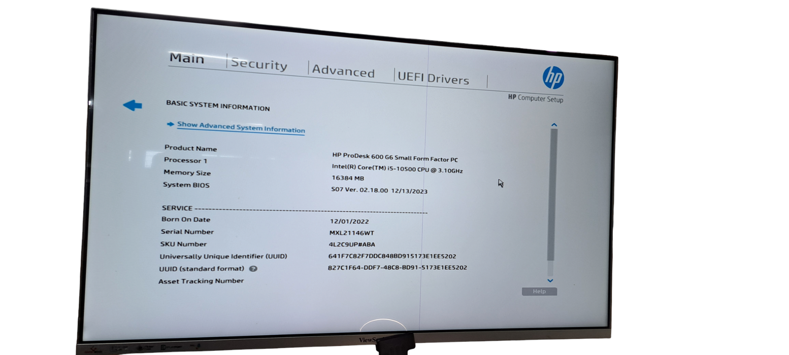 HP ProDesk 600 G6 i5-10500 CPU |16GB DDR4|256GB NVMe|RX 550X 2GB|READ