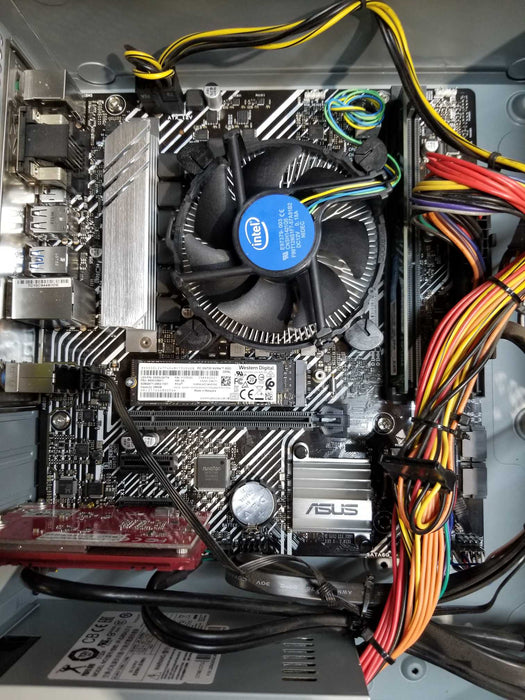 Custom Pc w/ Asus H510M-A Intel i7-10700 CPU 8GB RAM 256GB NVMe WiFi