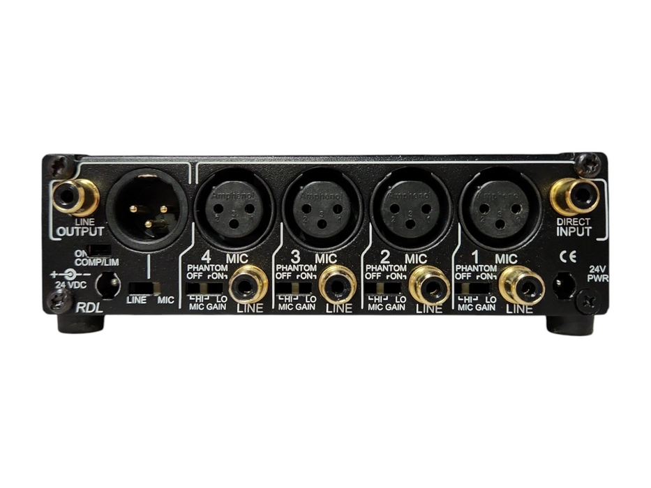 RDL RU-MX4T Professional Audio Mixer, READ