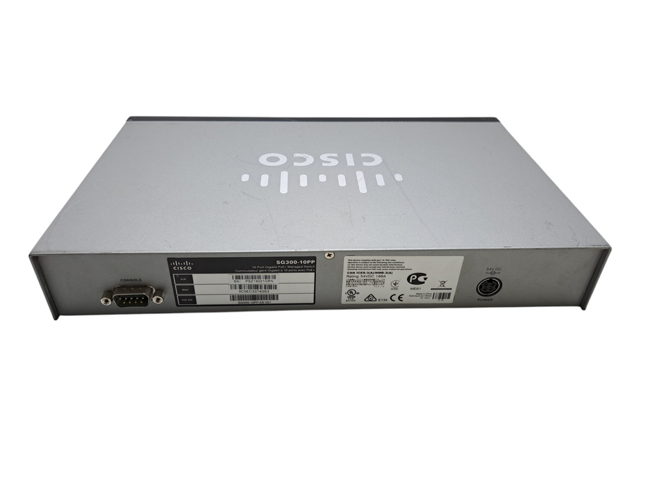 Cisco SG300-10PP-K9 | 10-Port Gigabit PoE+ Managed Switch )