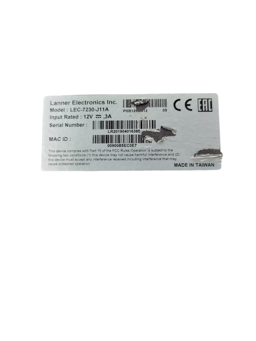 Lanner Electronics LEC-7230-J11A Small Form Factor Digital Signage PC