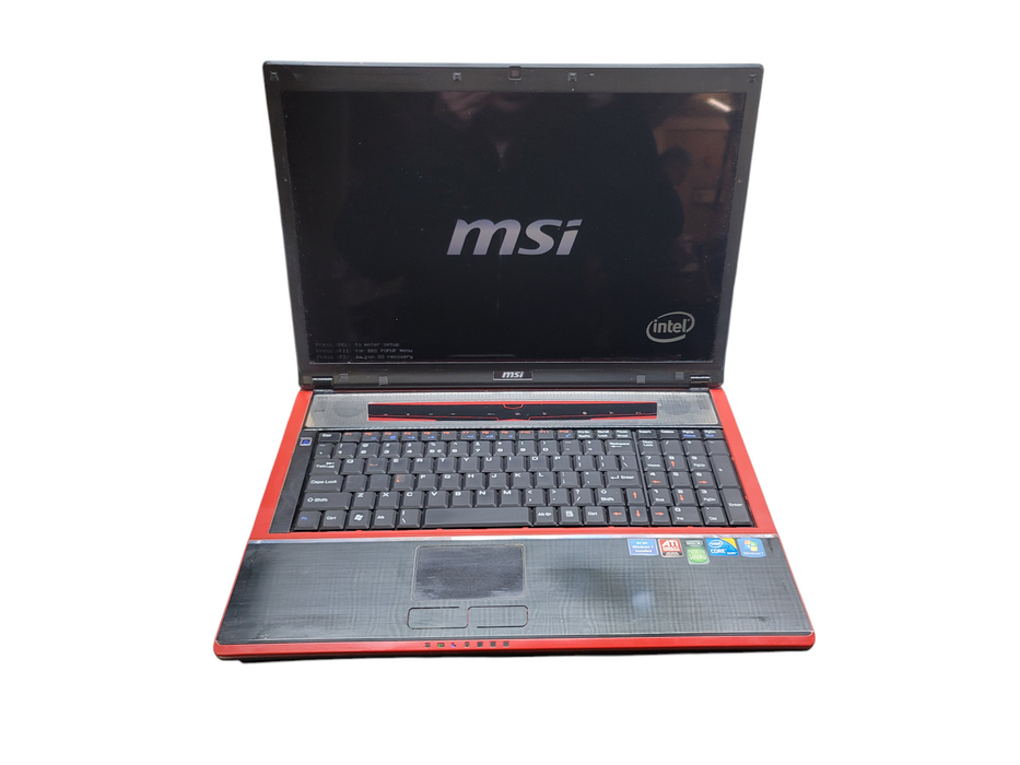 MSI GX 740| i7-Q720 | 8GB DDR3|  NO SSD READ  β BudLap