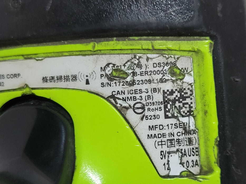 Zebra Extended Range Barcode Scanner DS3608-ER20003 with USB Cable _