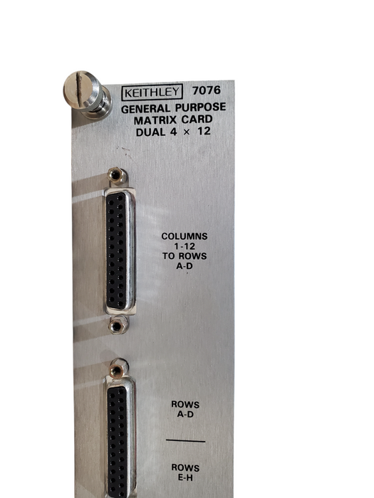 Keithley 7076 General Purpose Matrix Card Dual 4x12 - 7076-303 A *READ*