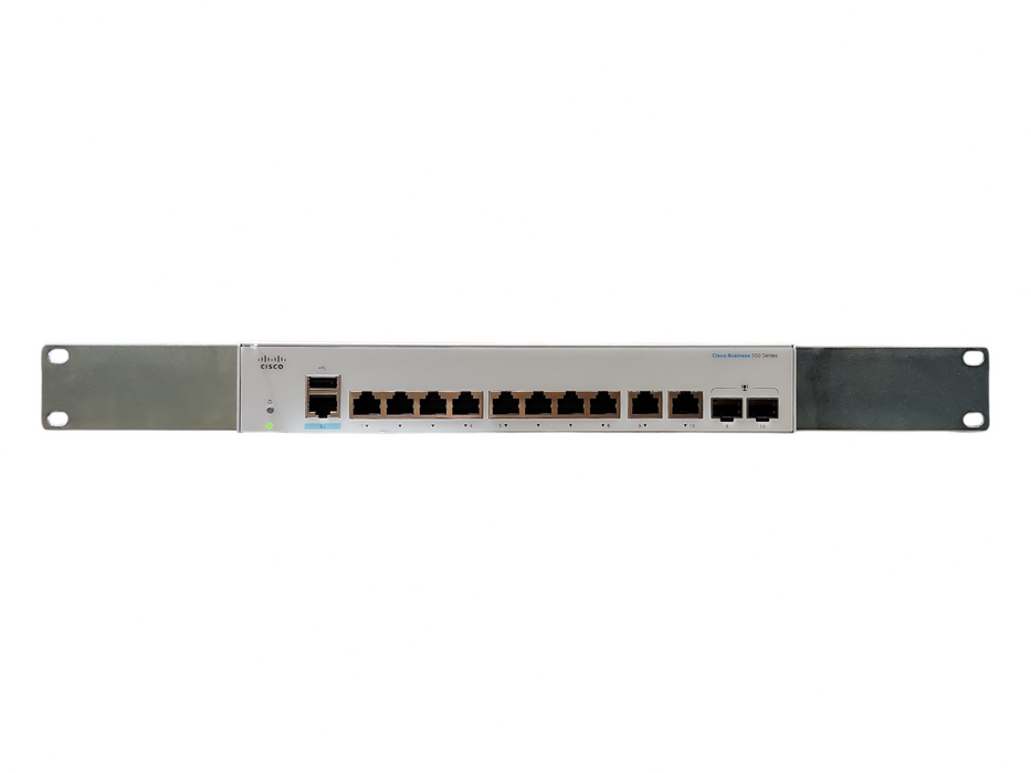 Cisco 350 CBS350-8T-E-2G 8-Port SFP Managed Ethernet Switch, No AC Adapter