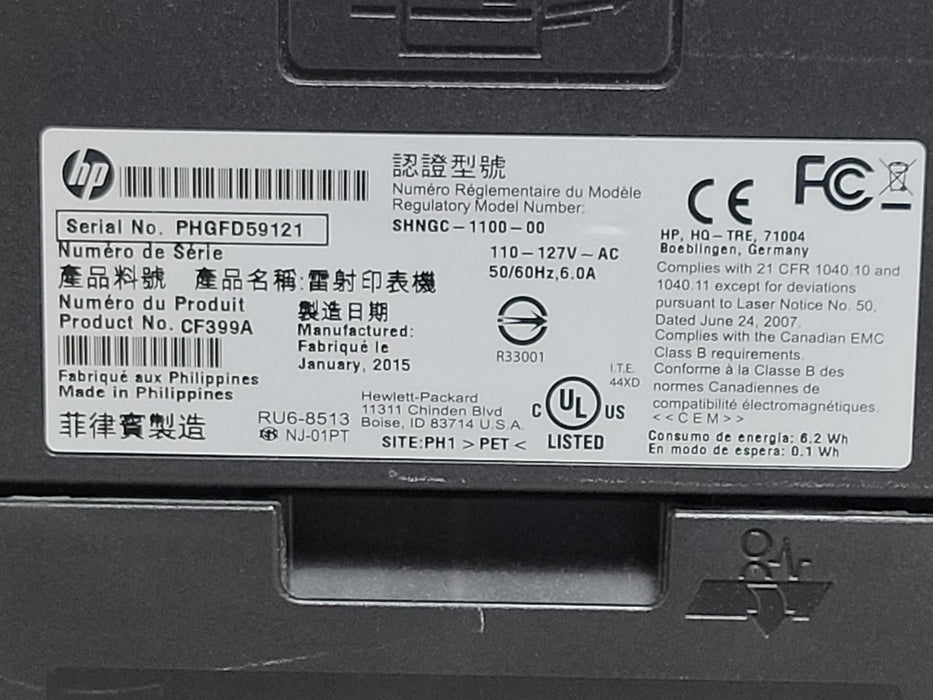 HP LaserJet Pro 400 M401dne Monochrome Laser Printer 70% Supplies Status _