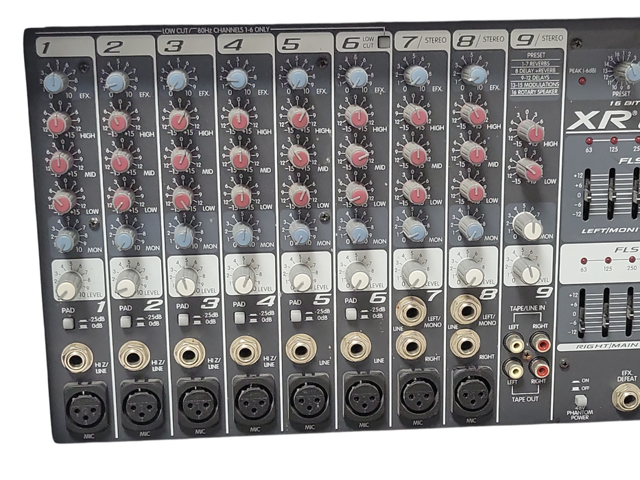 Peavy XR684 Stereo powered Mixer 2x200 Watts, READ _