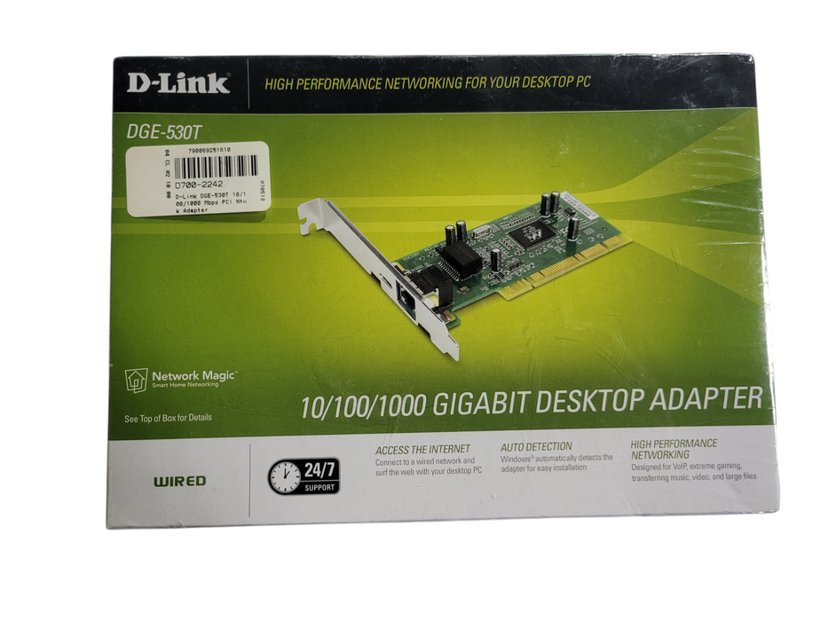 D-Link DGE-530T 10/100/1000 Gigabit  PCI Adapter Ethernet