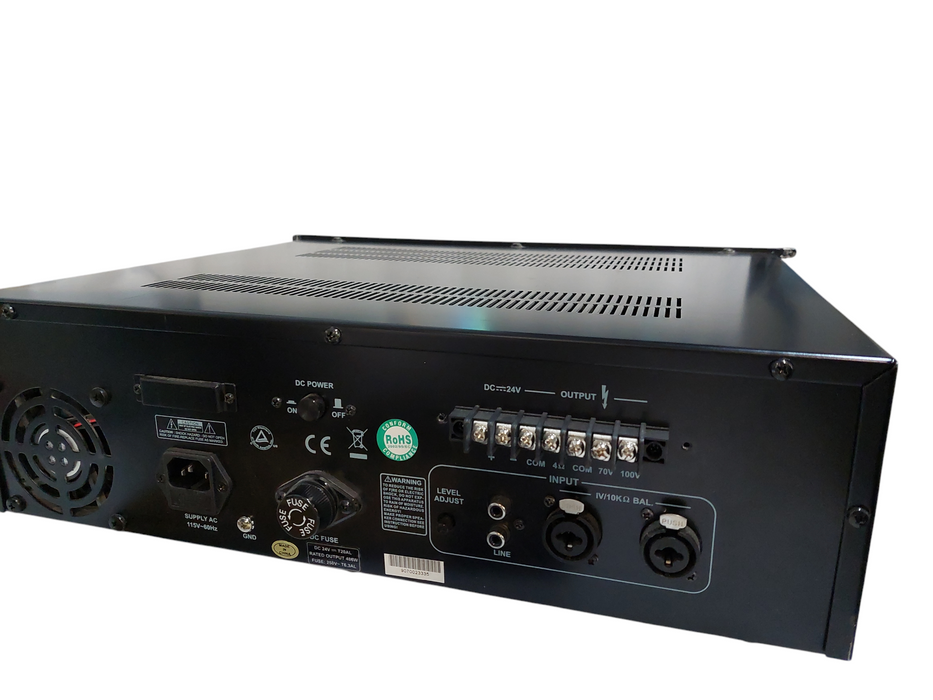 Audio Trak Power Amplifier Model: AT-1240 =