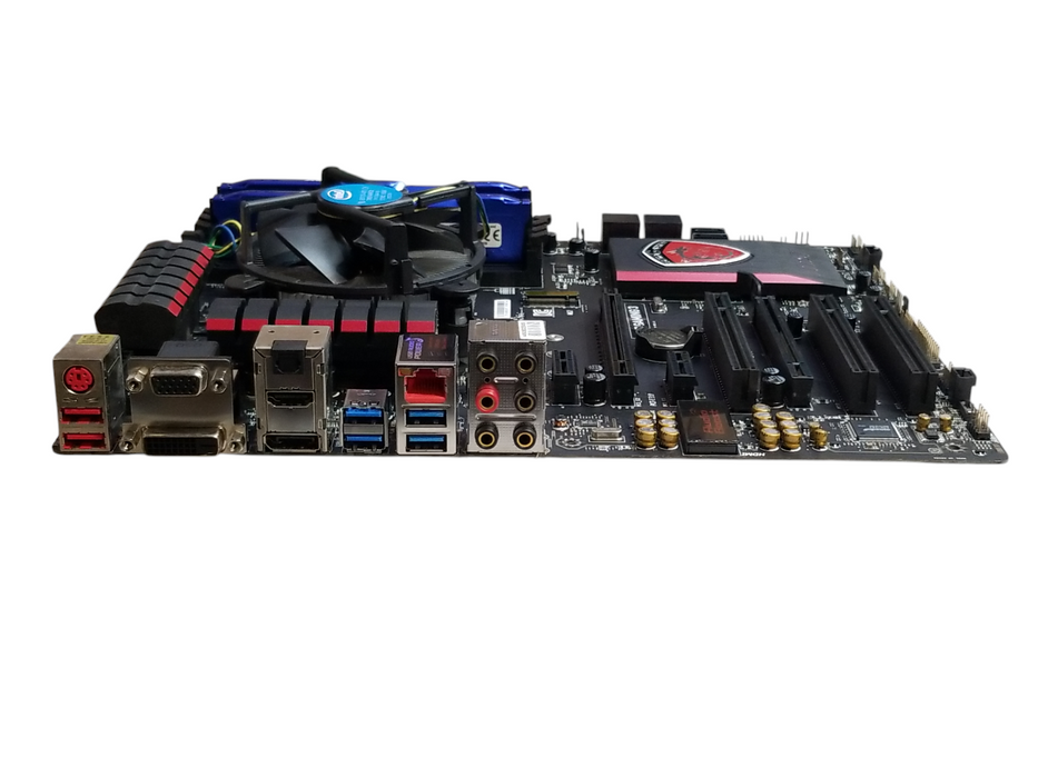 MSi Z97 Gaming 3 MotherBoard with i5-4590 CPU 3.30GHz, 8GB RAM - NO HDD