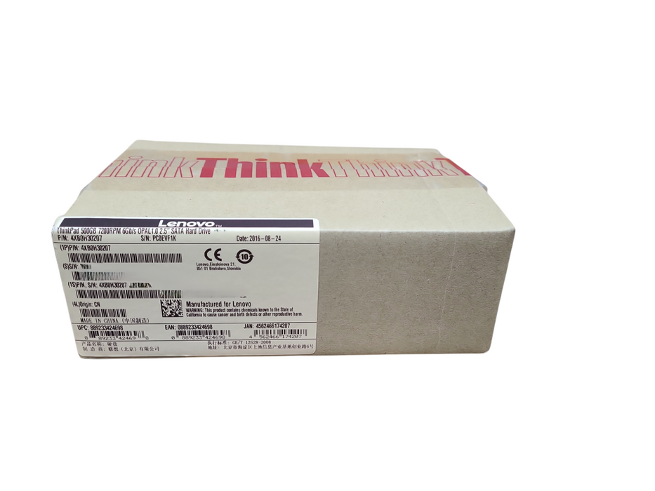 NEW Lenovo ThinkPad 500GB 7200RPM 6GB/s OPAL 1.0 2.5" SATA Hard Drive %