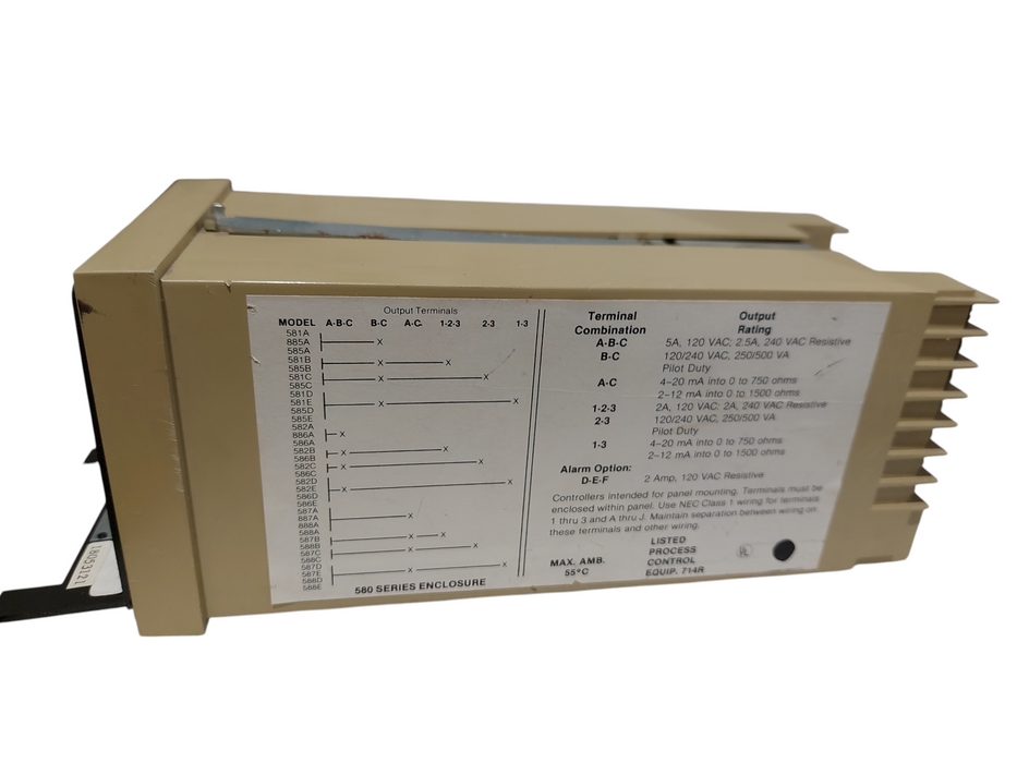 Barber Colman 580 Temperature Sensor Controller 580 Series Controller  =