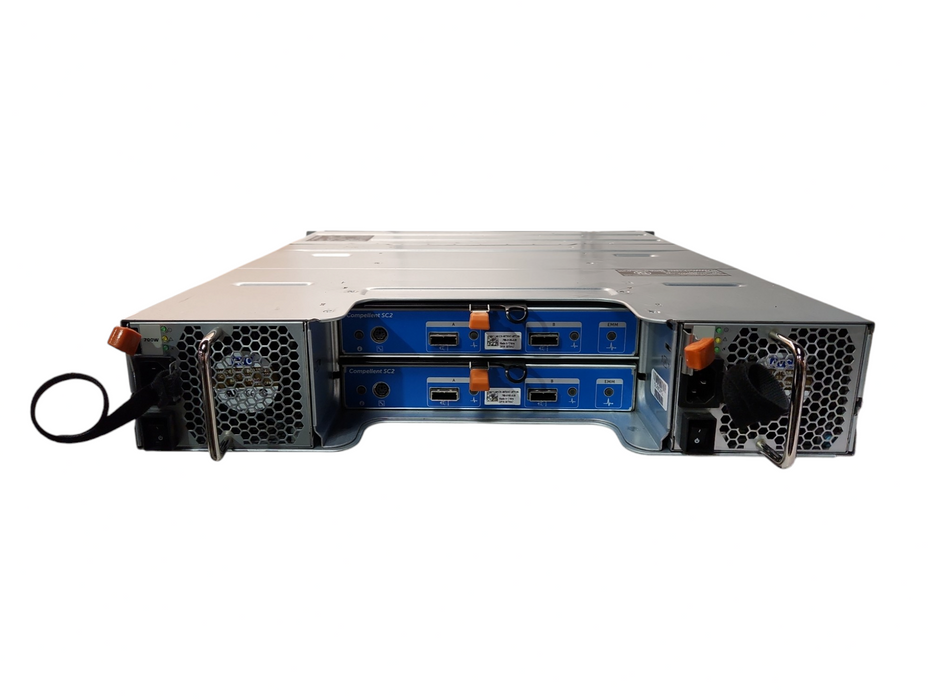 Dell Compellent SC220 HDD Storage array 24x 2.5" bays, 2x controller, 2xPSU