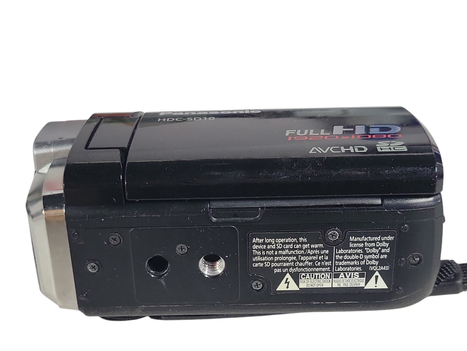 PANASONIC HDC-SD10 Camcorder with battery, no SD Card, READ _
