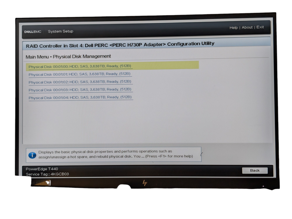 DELL PowerEdge T440 2x Intel Xeon GOLD 6130 32GB RAM 5x 4TB HDDs -
