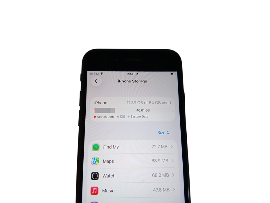 Apple iPhone SE 3 - 64GB - Black [A2595] Q