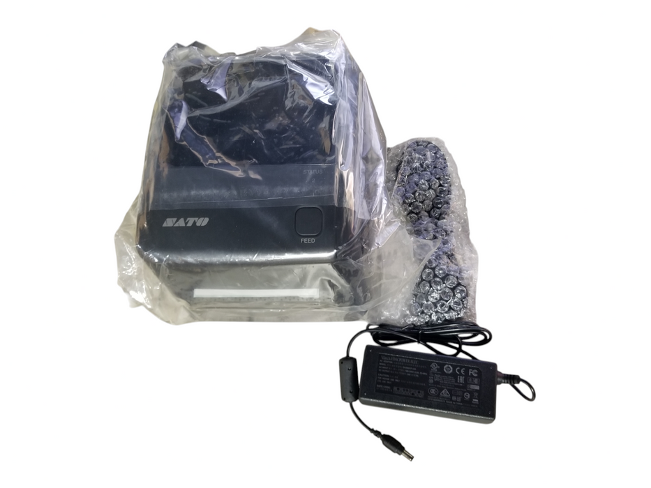 SATO WS4 WS408DT-STD Barcode Label Printer W/ Adapter | OPEN BOX.
