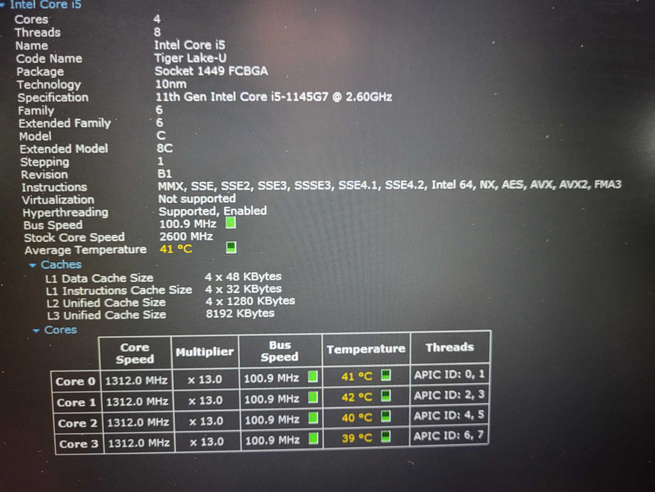 Dell Latitude 5420 Intel Core i5-1145G7 @2.60GHz, 16GB DDR4, 256GB NVMe $ Lap200