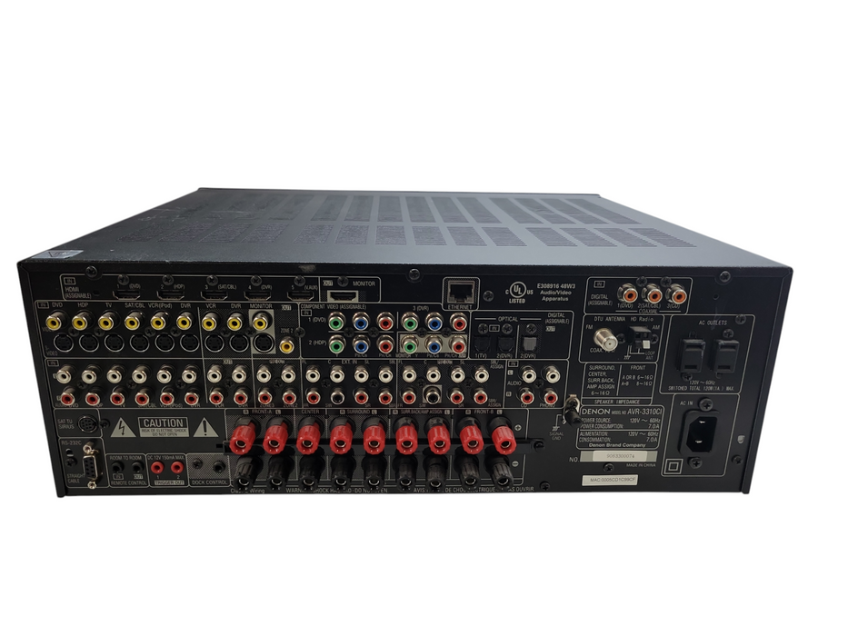 Denon AVR-3310CI 7.1 Channel Audio/Visual Stereo Receiver %