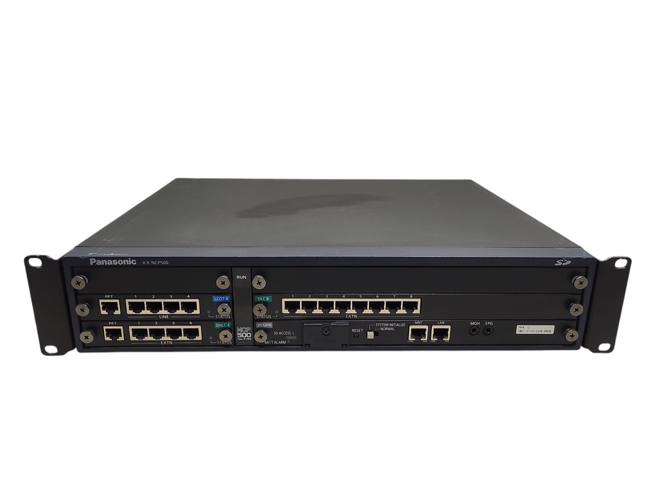 Panasonic KX-NCP500 PURE IP-PBX Unit w/1X DHLC4, 1x LCOT4, 1x DHLC4, 1x DLC8 $