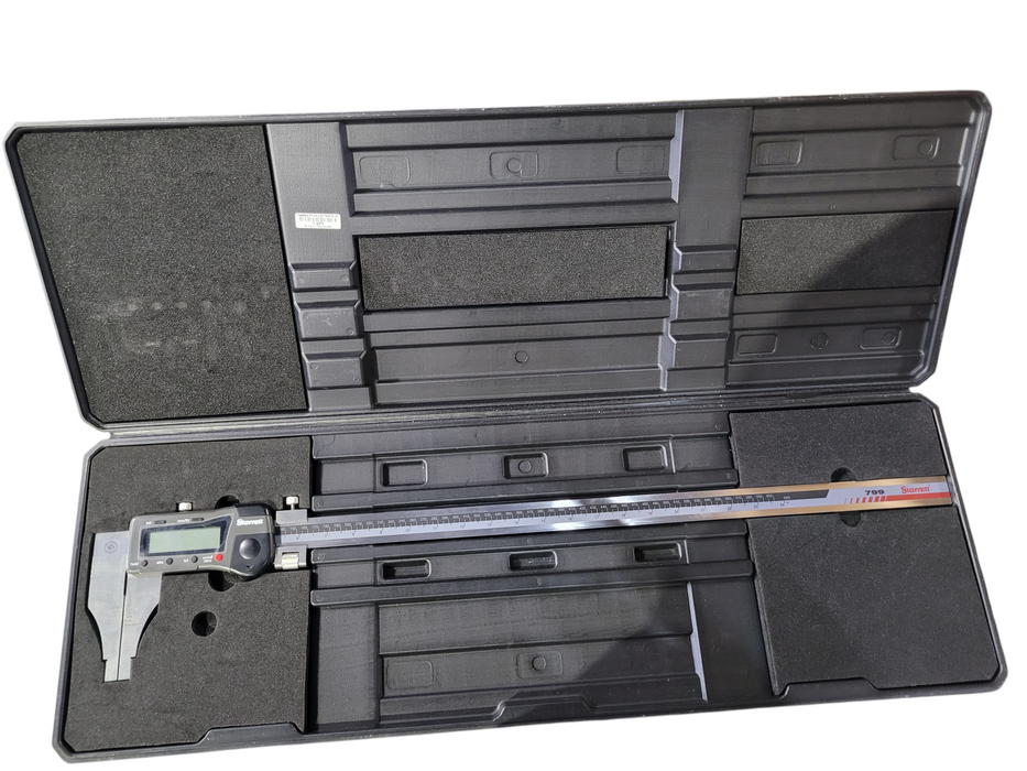 Starrett 799az-24/600 Digital Caliper, 24", 600mm, .0005"/0.01mm