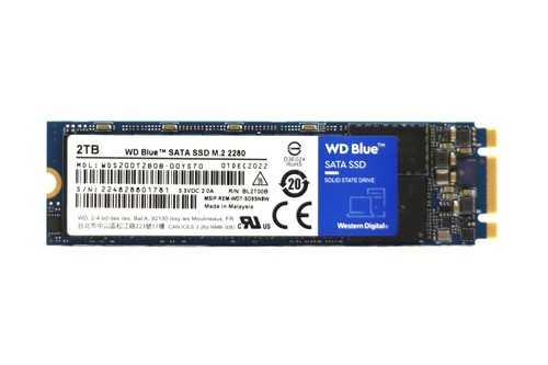 2TB m.2 SATA WD Blue SSD - WDS200T2B0B-00YS70 +