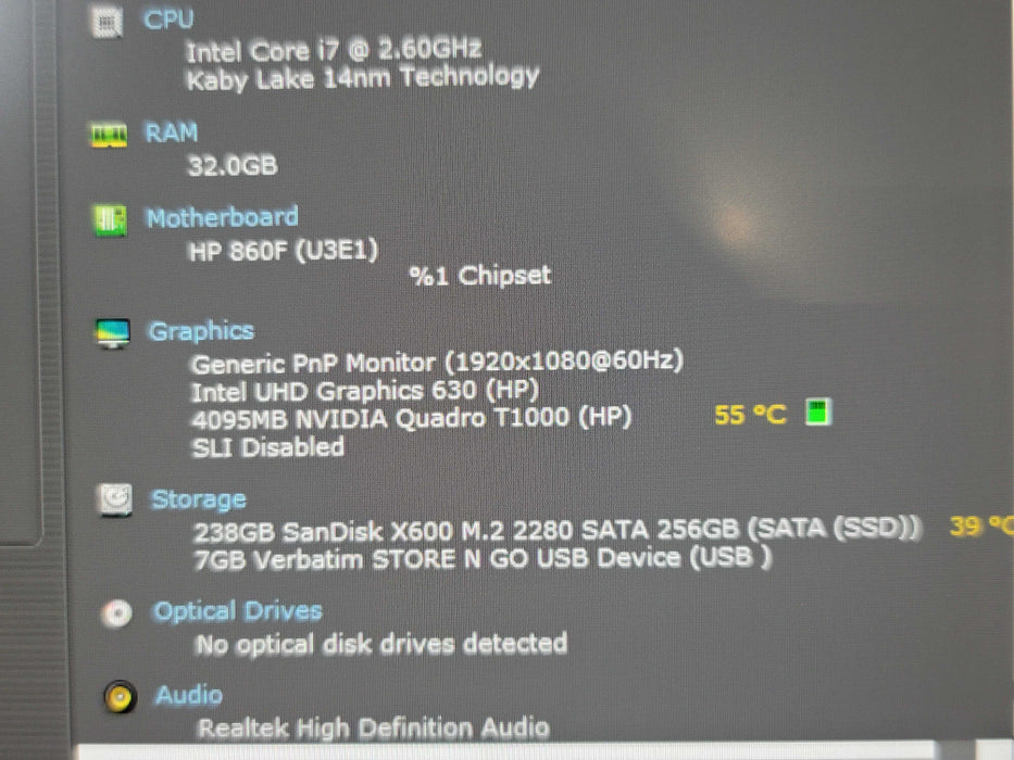 HP ZBook 15 G6 i7-9850H 32GB DDR4 Quadro T1000 256GB NVMe  β Lap200