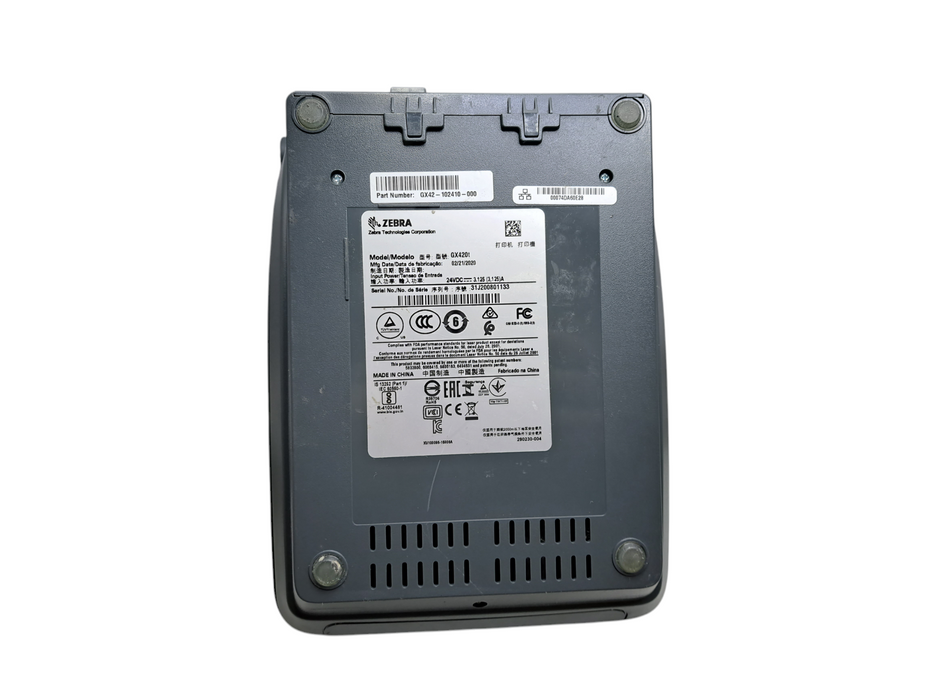 Zebra GX420T Thermal Label Printer | GX42-102410-000