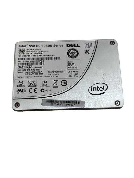 300GB SATA 2.5" 7mm Intel SSD - Assorted models Q+