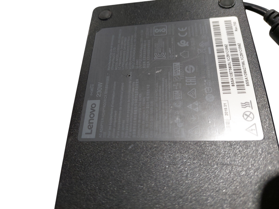 Lenovo Adapter 230Watt Model: ADL230NLC3A =