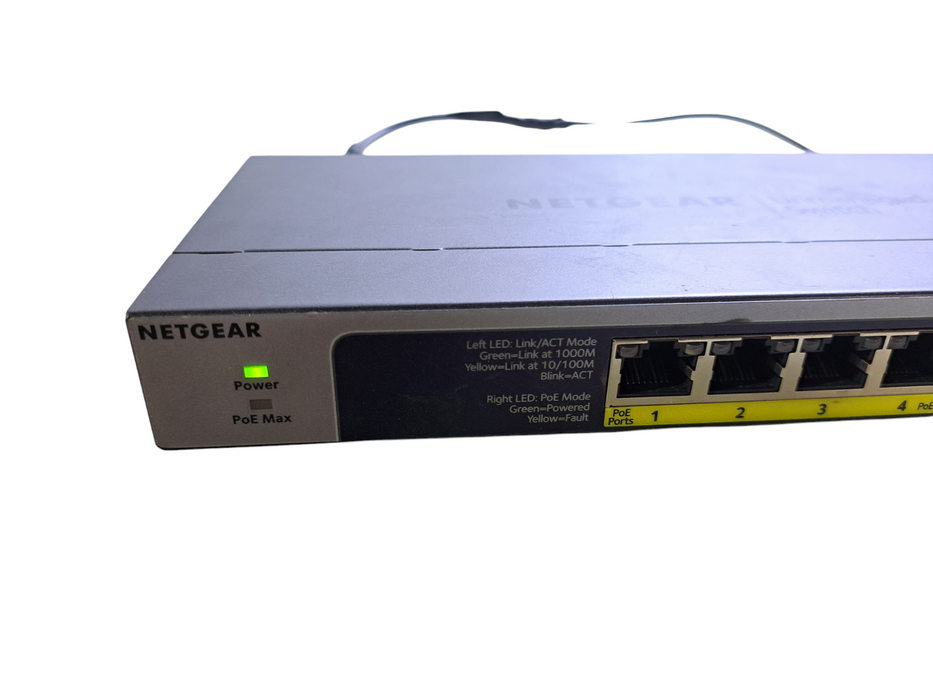 NETGEAR GS108LP | 8-Port Gigabit PoE/PoE+ Unmanaged Switch