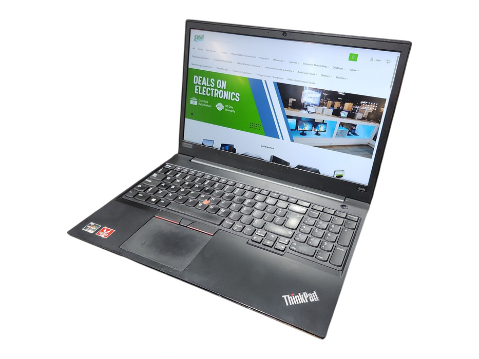 Lenovo ThinkpPad E595 Ryzen 5 3500U, 16GB DDR4, 256GB NVMe, No AC Adapter  Lap200
