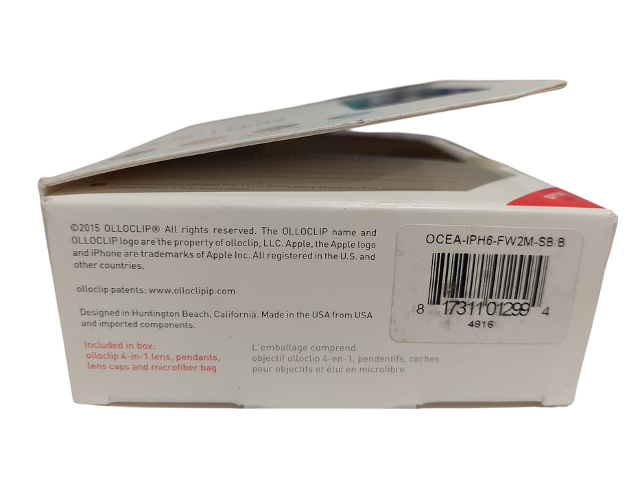 Ollo Clip Lens Kit for Iphone 6 Wide Angle Fisheye NEW =