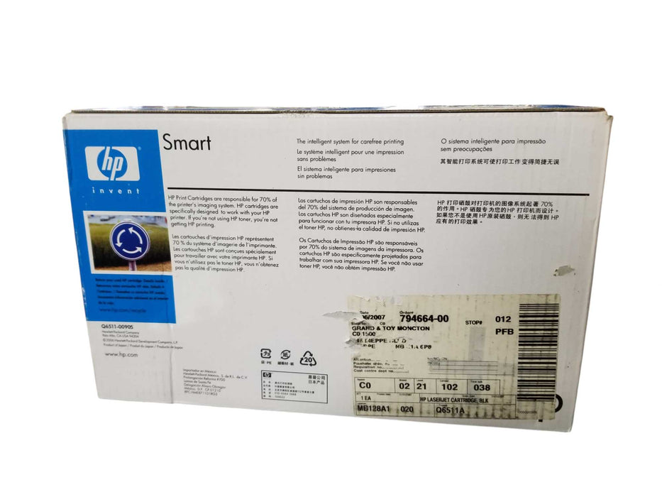 HP 11A Q6511A Black Toner Cartridge LaserJet 2410 2420 2430 / New - Sealed