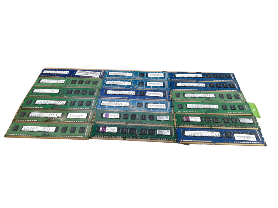 Lot of 144x Various brands DDR3 4GB, Desktop RAM