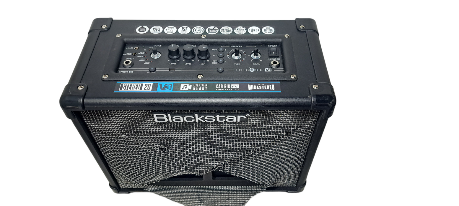 Blackstar ID 20 V3 2x5" 20-Watt Stereo Combo Amplifier With Effects | READ