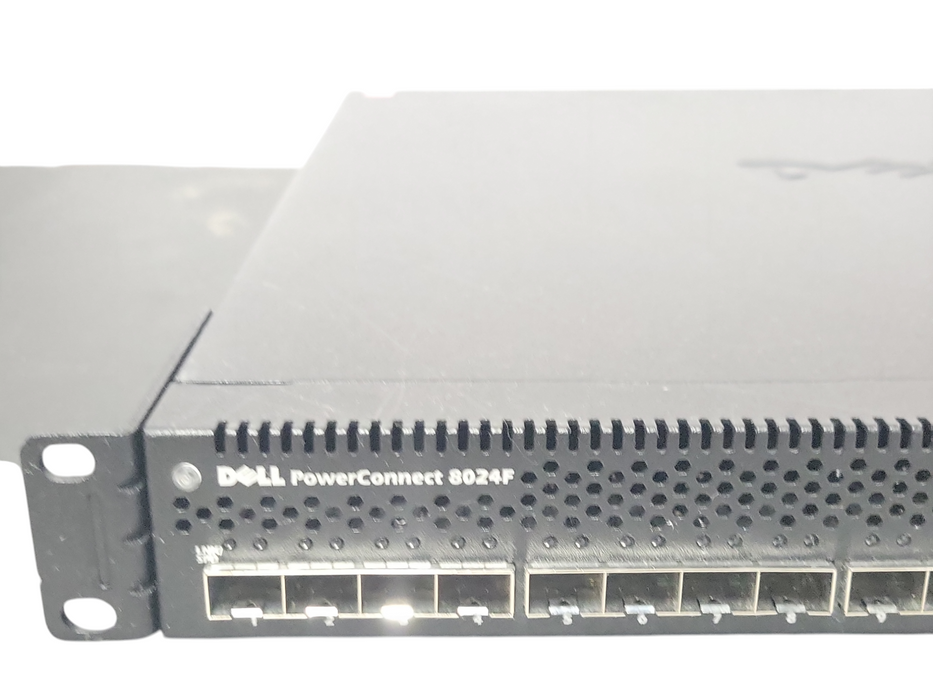 Dell PowerConnect 8024F 24-Port SFP+ 10 Gigabit Managed Switch, 2x PSU _