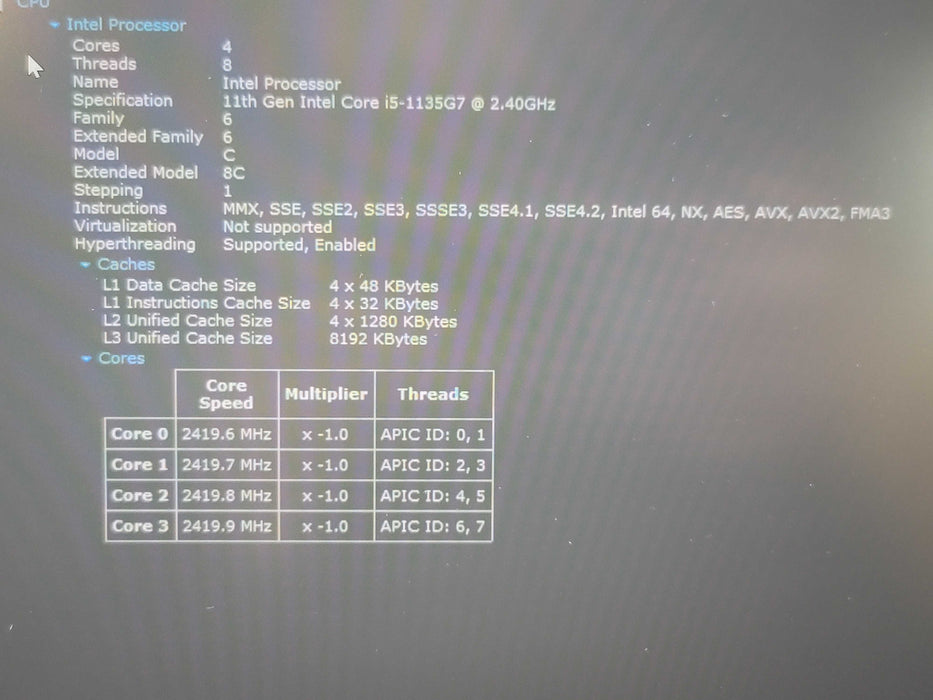 HP ProBook 440 G8 i5-1135G7 16GB DDR4 256GB SSD READ β Lap200