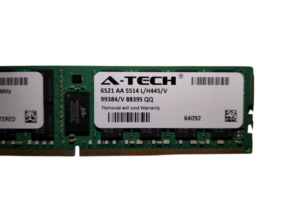 A-TECH 16GB 2Rx4 PC4-17000 DDR4 DIMM 2133MHz Server Memory RAM Q